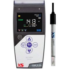 neoLab XS COND 70 VioLab pH Meters Complete Kit with Conductivity Cell 2301 T, 185 mm Height x 85 mm Width x 45 mm Height, Grey/White