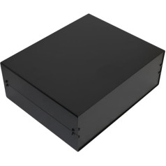 RS PRO Aluminium Alu-Gehäuse Schwarz Außenmaß 261 x 300 x 134mm IP 40
