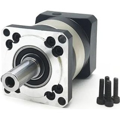 Nema23 Motor Reducer Planetary Gearbox Motor Gearbox Gear Speed Reduction Reducer 60mm Servo Reducer(11 Input 14 Shaft,Ratio 25 to 1)