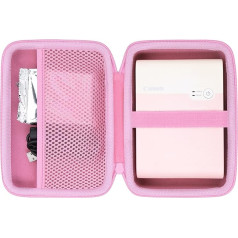 co2CREA Hard Case for Canon Selphy Square QX10 / QX20 Photo Printer Compatible with Printing Set XS-20L Photo Paper 72 x 85 mm and USB Cable Case Carry Bag