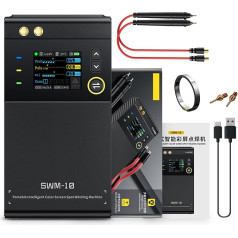 SWM-10 Spot Welder for Batteries 5000 mAh Li Point Soldering Iron with Removable Multi Protection Mini Spot Welder for Nickel 0.25 mm, Iron, Steel, 0.3 mm Aluminium Sheet