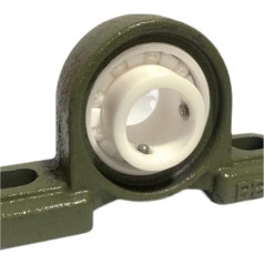 BVTUCMDY Gusseisen Edelstahl Kunststoff Lager Sockel Keramik Lager SUCP204 205 206 207 208 209 2101(SUCP205 Plastic seat)