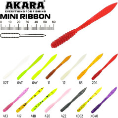 Silikona māneklis AKARA SOFTTAIL «Mini Ribbon»