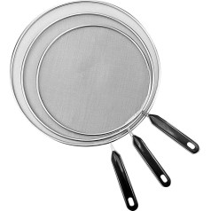 DMYC Cooking Splatter Guards, Grease Splatter for Frying Pan, Frying Pan Lid, Set of 3 (8