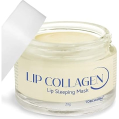 Lip Sleeping Mask (20 g), Lip Collagen, Lip Mask for the Night, Lip Plumper with Hyaluronic Acid, Lip Balm with Peptide Complex for Repair of Lip Wrinkles