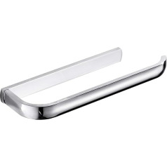 Flybath Open Towel Ring Brass Towel Holder Wall Mounted Towel Hanger Bright Silver Chrome Finish