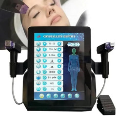 ZenSeFarin 8 mm Tiefe Mikronadel-Hautstraffungsmaschine Facelifting Gerät zur Faltenentfernung, Hautstraffung, 15-Zoll-Touchscreen, feuchtigkeitsspendendes Gesichtsgerät Mit Zwei Griffen