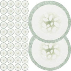 BESTYASH 200 Stück Gurken-Augenmaskenpapier Kühlung für kühlende Augenpads Gurken-Augenpads unter den Augen-Gel-Pads Augenpflegepads Augenpolster Augenpflegepflaster Hautpflege-Tools Vlies