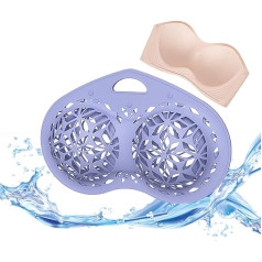 Silicone Bra Wash Bag, BeauFairy Reusable and Durable Mesh Lingerie Bags for Washing Delicates, A-C Cup Bras, for Washing Machines and Dryers, Pregnancy Sports Sexy Bras, 003