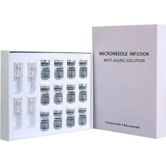 Face Tightening and Lifting, Microneedle Roller Hydrating Liquid, 30 ml Soothing Brightening Solution, Ideal for Girls, Women, Day, Night Skin Care, Anti-Ageing, Moisturising