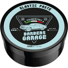 Barbers Garage Elastic Paste – mittlerer und flexibler Halt – Matt-Effekt – strukturierte Definition – hinterlässt keine Rückstände – Texturierendes Haar