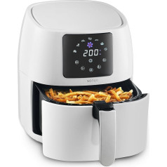 SENYA SYCK-AF002W Hot Air Fryer, No Oil, Multifunctional, 4.5 L, White Colour, My Air Cook, 7 Automatic Programmes, 1400 W, SYCK-AF002W