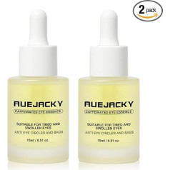 Eye Caffeine Booster 2 x 15 ml, Caffeine Solution Eye Serum, Eye Serum Removal of Bags and Dark Circles, Eye Serum with Caffeine for Tired Swollen Eyes - Against Dark Circles and Eye Bags