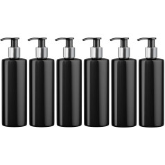 500 ml Dispenser Pump Bottle Black PET Plastic Bottle Black/White Lotion Pump Mrs Hinch Personalised DIY Refillable Bathroom Hand Lotion Soap Bottle (20)