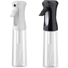 THINTON Sprühflasche für Haare, 300 ml, kontinuierliche Sprühflasche für Salons, Reinigung, Pflanzen, Gartenarbeit, 2 Stück