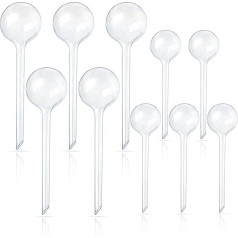 10 Pcs Plant Watering Balls Clear Automatic Watering Lamps Plastic Garden Water Device for Plants Water Drop Watering Device Watering System