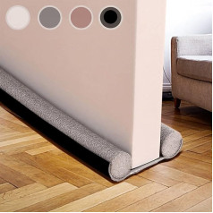 Door Draught Excluder - 96cm Efficient Noise Blocker, Cold Air Stopper, Energy Efficient Lower Door Seal, Weather Stripping Under Door Draught Excluder for the Bottom of Your Door,