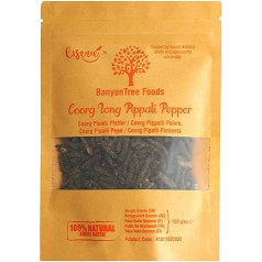 BanyanTree Foods Coorg Long Pepper | Pippali Pepper | Pipali Pepper 100 g ~ All Natural, Indian Origin