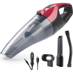 CLEANmaxx Battery Vacuum Cleaner - Sucks Wet & Dry | Handheld Vacuum Cleaner - Wireless & Powerful | with 450 ml Dust Container | Rechargeable & Portable | with EPA Filter & LED Light