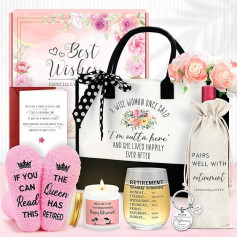 Saineron Retirement Gifts for Women, Happy Retirement Gifts for Women 2025, Cool Retirement Gifts for Women, Coworker, Teacher, Nurse, Friend, Boss, Mom, Grandma