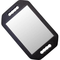Professional Black Foam Dressing Mirror Lightweight with Two Handles