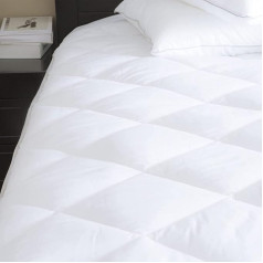 Aaf Textiles Double Quilted Mattress Protector Polycotton Cover Extra Deep Hypoallergenic All Uk Sizes Hotel Quality