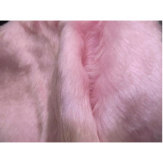 Plain Fun Faux Fur Fabric Material BABY PINK BLOSSOM