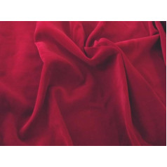 Luxury 100% Cotton Velvet Fabric – Wine