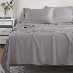 Home City, Bed Linen Set, Grey - Double