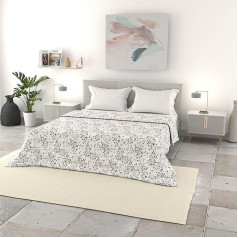 Italian Bed Linen Basic Summer Quilt Printed Microfibre 250 x 240 cm Pile
