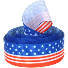 ADOCARN 1rolle Roll Embellishment Ribbon Breites Heißes Übertragungsband Für Amerikanische Unabhängigkeitstags-dekoration Vielseitiges Geschenkband Für Basteln Hochzeit Party Und Mehr