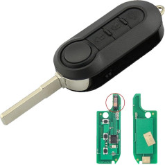Heart Horse 3 Button Car Key 433 MHz Remote Key for Fiat 500L MPV Ducato for Cit-ro-en Jum-per for Peu-ge-ot Box-er - Marelli BSI