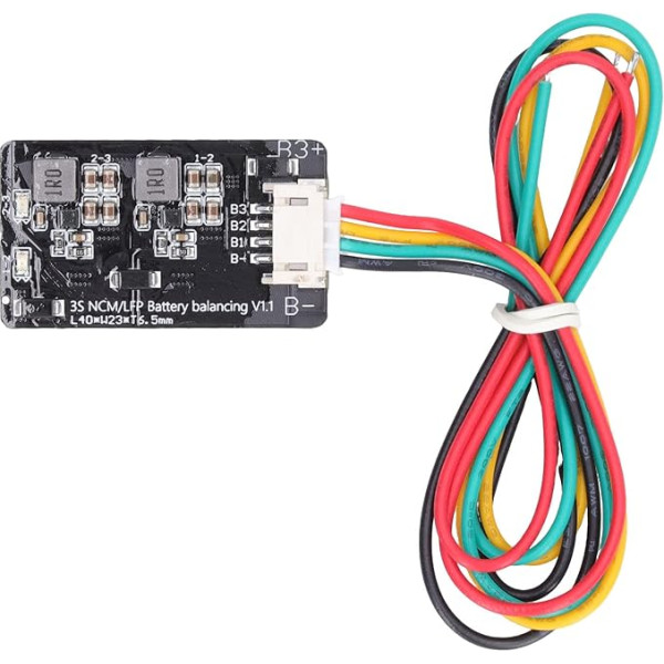 Battery Balance Module, 2S 3S 4S Battery Active Equalizer BMS Balancer Lipo Li-Ion LFP LiFePO4 Lithium Battery Balance Active Energy Transfer Equaliser Module (3S)
