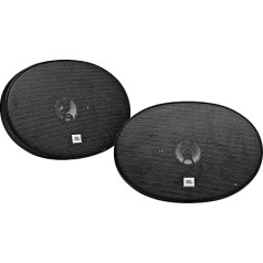 JBL Harman Kardon Stage1 9631 3-Way Car Speaker Set - 300 Watt Oval Car HiFi Car Speaker Boxes 16.5 x 23 cm | 6 x 9 Inches, Black