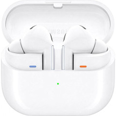 Samsung Galaxy Buds3 Pro Wireless Bluetooth Headphones, Active Noise Cancelling (ANC), Adaptive Noise Cancelling, 360 Audio, In-Ear Headphones with Hi-Fi Sound, White, Includes Anymode Clear Cover