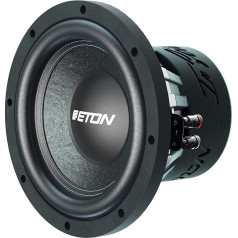 ETON PW 8: Powerful 20 cm / 8 Inch Long Stroke Woofer, Bass for Car, Bass Speaker with Ferrite Magnet, Handmade Paper Diaphragm, 2 x 2 Ohm Dual Voice Coil, 400 Watt