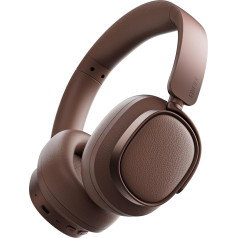 Edifier ES850NB Wireless Over-Ear Noise Cancelling Headphones, Hi-Res Audio Wireless, LDAC, 92h Playtime, Bluetooth 5.4 & Multipoint, AI Call Noise Reduction, Foldable - Brown