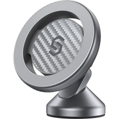 SYNCWIRE Car Mobile Phone Holder for MagSafe Car Mount, Flexible Rotating Magnetic Mobile Phone Holder for Dashboard, Strong Magnets Car Mobile Phone Holder Compatible with iPhone, Samsung, Pixel