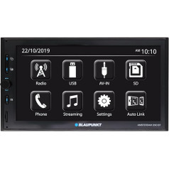 Blaupunkt Amsterdam 290 BT | 6.8 Inch Touch Screen, Bluetooth Handsfree, Mirror Mode, USB, SDHC, 2002018000006
