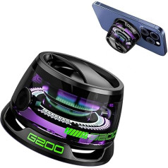 Multifunktionaler magnetischer Bluetooth-Lautsprecher, G200 tragbarer Bluetooth-Lautsprecher mit Multi-RGB-Farblicht und Telefonhalterung, wasserdichter Magbeat Bluetooth-Lautsprecher für Outdoor-Reis