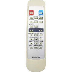 Leankle Remote Control RRMCGA398WJSA for Sharp Projectors PG-MB56X, PG-MB66X, XG-MB50X, XG-MB50X-L, XG-MB65X, XG-MB67X, XR-10S, XR-10S-L, XR-10X, XR-10X-L, XR-11XC, XR-11XC-L, XR-20S, xr - 20x
