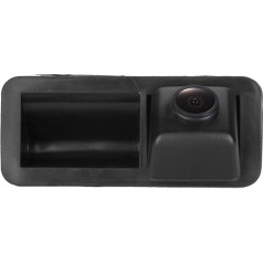 Dynavsal 1280 x 720 Pixel 1000TV Lines Starlight Super Pro Lens Backup Camera, Night Vision Parking Sensor Reversing System, Trunk handlle Car Reversing Camera Rear View Camera for Ford Mondeo/Focus Hatchback/ Range Rover Freelander2 / Mondeo MK4 / CHIA-X