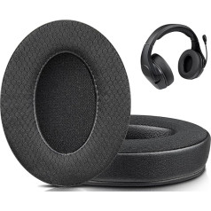 SOULWIT Mesh Fabric Replacement Ear Pads for HyperX Cloud Stinger Core Wireless/Cloud Stinger Core 7.1 Gaming Headsets, Replacement Cushion Pads with High Density Memory Foam