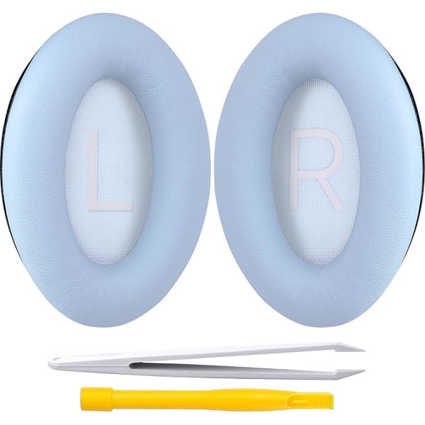 YOCOWOCO Replacement Earpads for Bose QuietComfort 45 (QC45) Compatible with Bose QuietComfort SE (QC SE) and Bose QuietComfort Wireless Over-Ear Headphones (Light Blue)