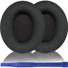 Aiivioll K371 Replacement Ear Pads Covers Ear Pads Compatible with AKG K371 K361 K371BT K361BT K361BT Wireless Headphones Mesh Fabric Memory Foam Ear Covers (Black)