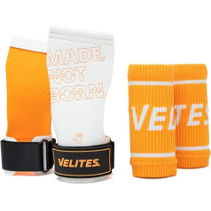 Velites I Quad Pro Cross Training Gloves I Professional Grips for Cross Training or Gymnastics I Suitable for Any Surface I Use with Magnesium I Includes Free Bands