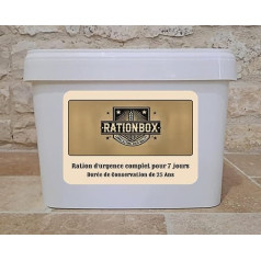Emergency Ration - 158 Servings - 7 Day Food Set - Freeze Dried Meal - Rationbox