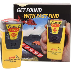 McMurdo FastFind 220 PLB | 406 MHz Satellite | GPS | Subscription Free | Waterproof | Floatable | Compact | Lightweight | 121.5 MHz Homing | Global Coverage | Rest of the World | Individual