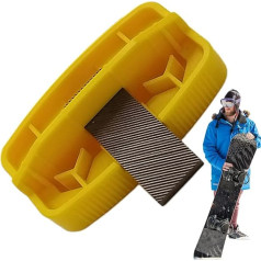 Generisch Ski Edge Sharpener, Bevel Trim, Snowboard Side Tuning Angle, Equipment Edger Tool, Ski Maintenance for Sharpening & Repair and Performance, File Tools Guide Edges, 1x