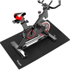 Kuyal Floor Protection Mat for Sports Equipment Fitness Equipment, 91.4 x 183.9 cm Treadmill Mat, Elliptical Trainer Mat, Bicycle Mat, High Density PVC, (6 mm Thickness) - Sports Equipment Mats (91.4